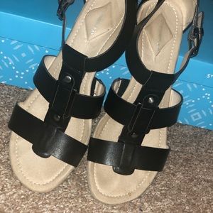 ❤️Black Gladiator Sandals